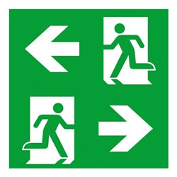 Ceag Notlichtsysteme Piktogrammscheibe 2-seitig LED PL/PR 40071354503