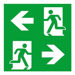 Ceag Notlichtsysteme Piktogrammscheibe 2-seitig LED PL/PR 40071354510