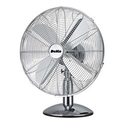 DeKo Tischventilator 29 cm, 35W, osz. B 500 Stratos chrom