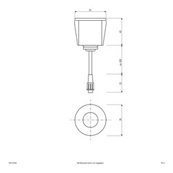 EVN Lichttechnik LED-Einbauleuchte 12VDC 1W ww P67 101002