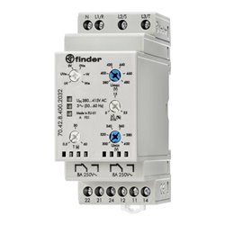 Finder Netzüberwachung 3-Phasen, 380-415VAC 70.42.8.400.2032