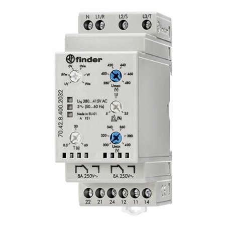 Finder Netzüberwachung 3-Phasen, 380-415VAC 70.42.8.400.2032