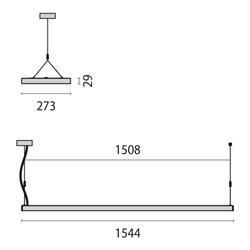 Performance in Light LED-Pendelleuchte 4000K 8629461783430
