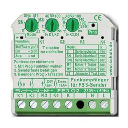 Schalk Funk-Empfängerschalter UP 4-Kanal FE3 Q2