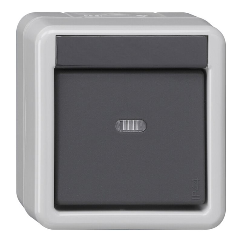 Gira KNX Taster BA 1fach grau AP 1Punkt 515130