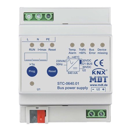 MDT technologies Busspannungsversorgung 4TE, REG, 640mA STC-0640.01