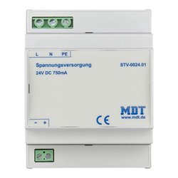 MDT technologies Spannungsversorgung 4TE REG,750mA,24VDC SELV STV-0024.01