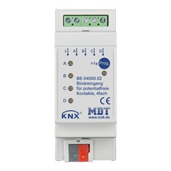 MDT technologies Binäreingang 4-fach 2TE REG, potentialfrei BE-04000.02