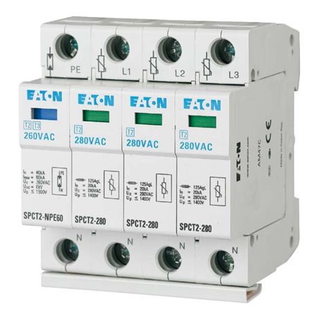 Eaton Überspannungsableiter steckbar SPCT2-280-3+NPE