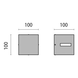 Performance in Light LED-Wandleuchte 1x 6W LED Quasar 10LED303368