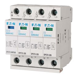 Eaton Überspannungsableiter 3p, 335V AC, 20kA SPCT2-335-3+NPE