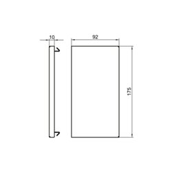 OBO Bettermann Vertr Endstück GS-E90170RW