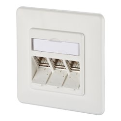 BTR NETCOM Anschlussdose E-DAT modul 3x8(8) UP 1309131002-E rws