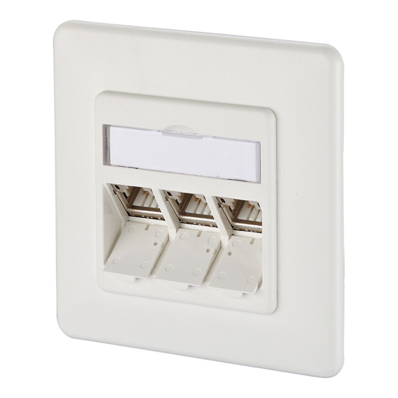 BTR NETCOM Anschlussdose E-DAT modul 3x8(8) UP 1309131002-E rws