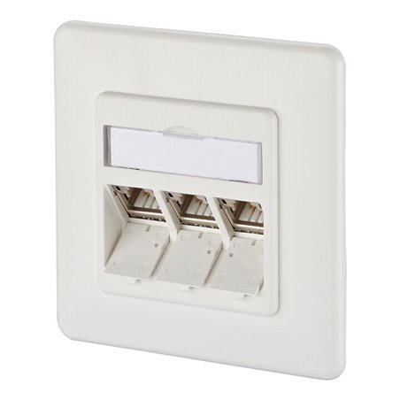 BTR NETCOM Anschlussdose E-DAT modul 3x8(8) UP 1309131002-E rws