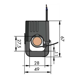 WAGO GmbH& Co. KG Kabelumbau-Stromwandler 855-4105/250-101