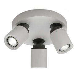 Böhmer LED-Aufbaustrahler 3xGU10 ws/anth 42528