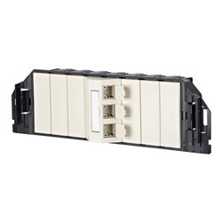 BTR NETCOM Anschlußdose E-DAT subw 3x8(8)GB3 1309310301-E