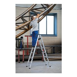 MUNK Aluminium-Sprossen-Stehleiter