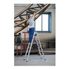 MUNK Aluminium-Sprossen-Stehleiter