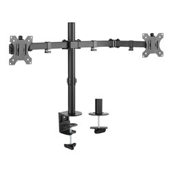 E+P Elektrik Monitor-Tischhalterung 13-32Zoll,2-fach,sw TH12