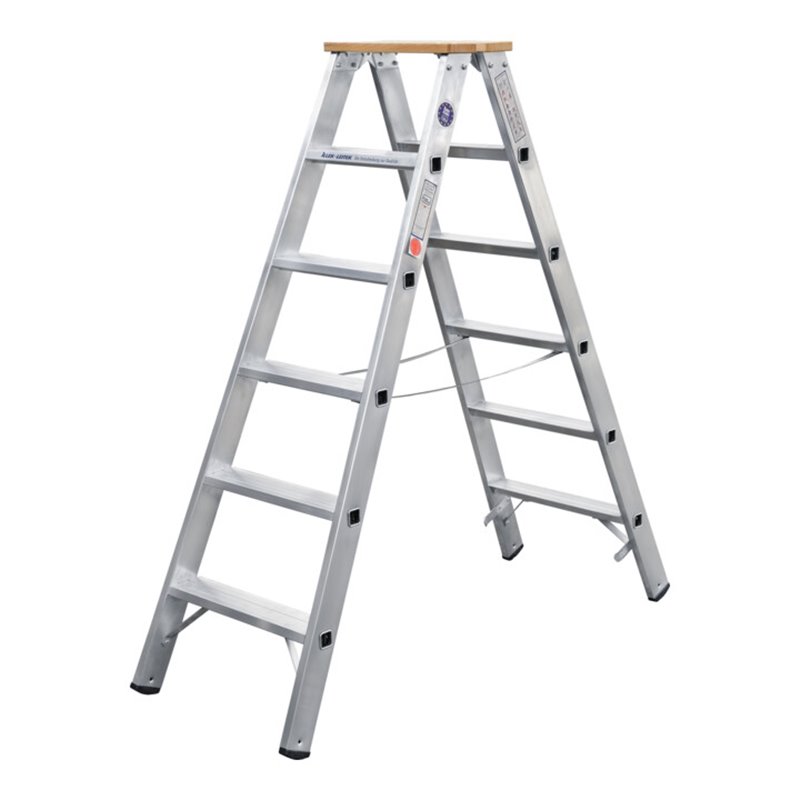 ILLER-LEITER Stufenstehleiter beidseit. 8 Stufen 51708