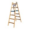 ILLER-LEITER Breitsprossenstehleiter Professional 2x7 Sp. 1107-7