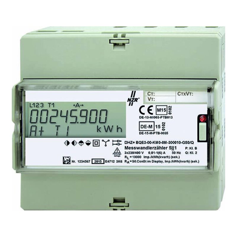NZR Hutschienenzähler 2Tarif 5(80)A MID DHZ+ M-Bus57320418