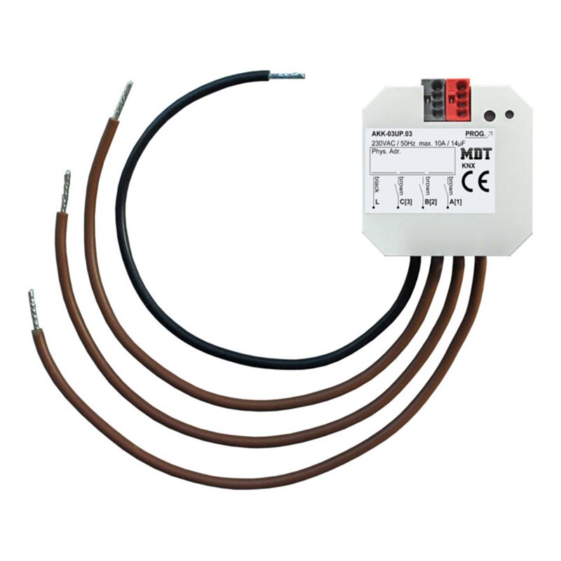 MDT technologies Schaltaktor 3-fach UP 10A, 230VAC, Kompakt AKK-03UP.03