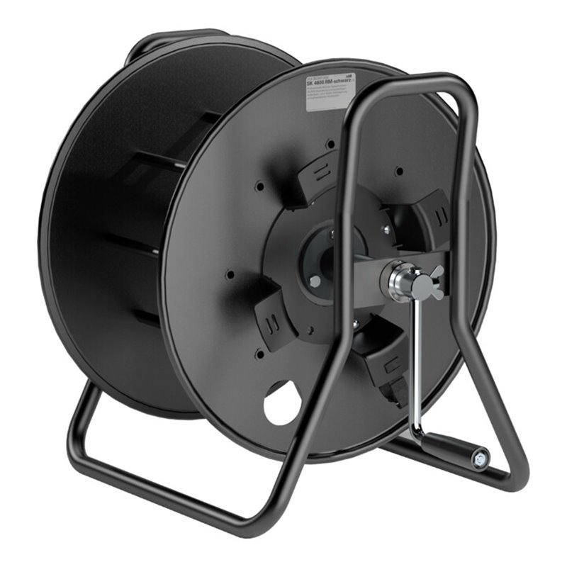 Schill Stahlblech-Kabeltrommel mit Hilfsspule SK 4600.RM-SCHWARZ