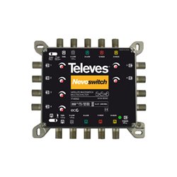 Televes Multischalter 5 in 6 Guß NEVO recpower kask. MS56C
