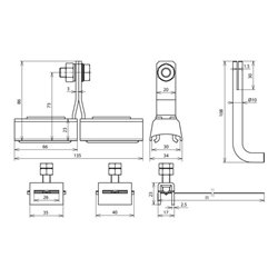 DEHN Ex-Bandrohrschelle D9-300Cu/gal Zn-NIRO EXBRS300