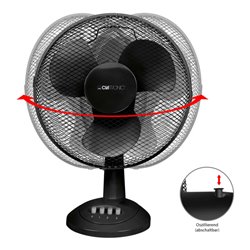 CTC Clatronic Tischventilator 30cm,4Stufen,oszill. CTC VL3602 sw