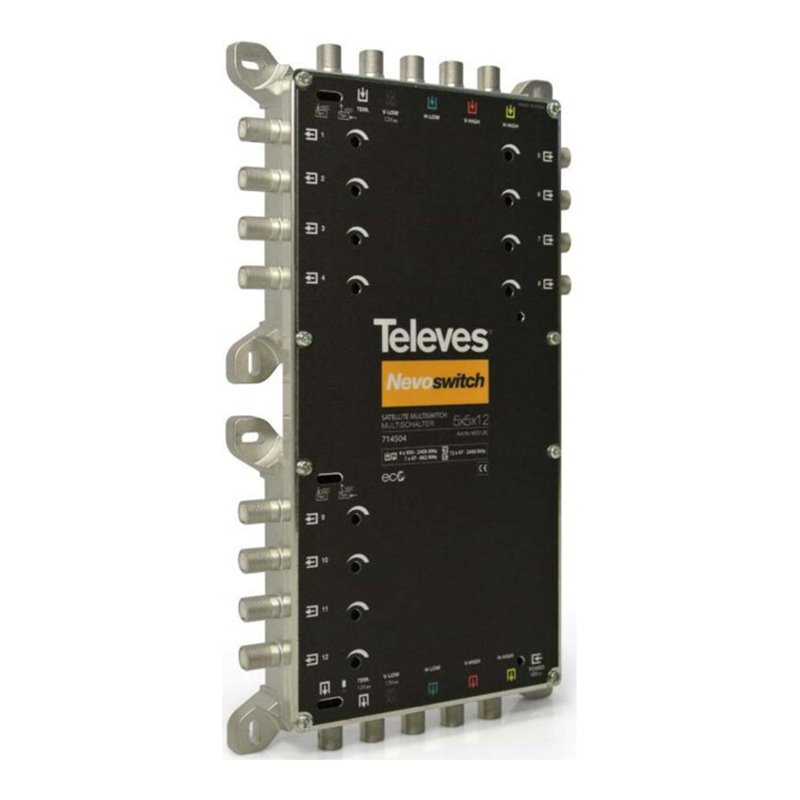 Televes Multischalter 5 in 12 Guß NEVO recpower kask. MS512C