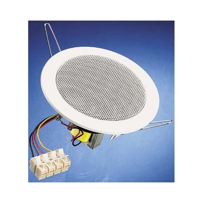 Visaton Deckenlautsprecher Einbau 10cm RAL9010 DL 10 - 100V