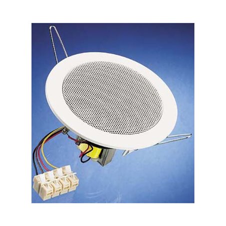 Visaton Deckenlautsprecher Einbau 10cm RAL9010 DL 10 - 100V