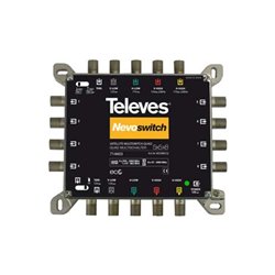 Televes Multischalter 5 in 8 Guß NEVO m.NT quad kask. MS58NCQ