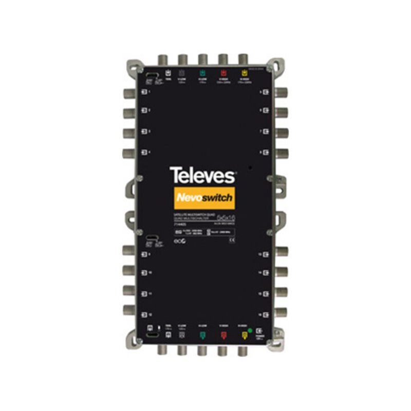 Televes Multischalter 5 in 16 Guß NEVO m.NT quad kask. MS516NCQ