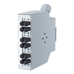 BTR NETCOM LWL-Spleißverteiler 6xSC/ST-D Adapter OpDAT REGplus 6SCSTD