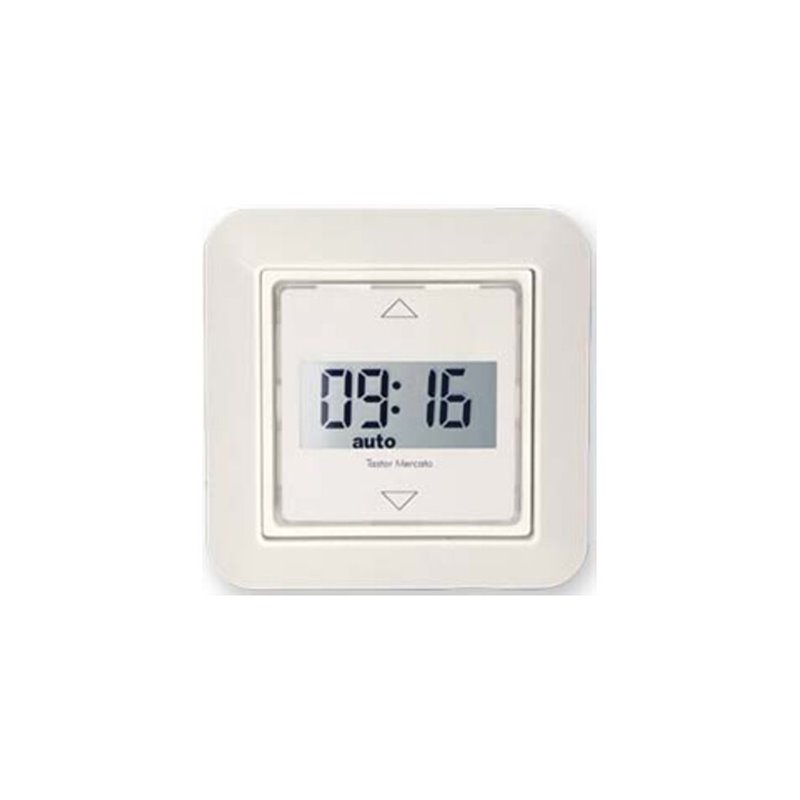 Kaiser Nienhaus Rollladensteuerung m. LCD Tagesprg.+Mem/Zufall Tastor Mercato rws