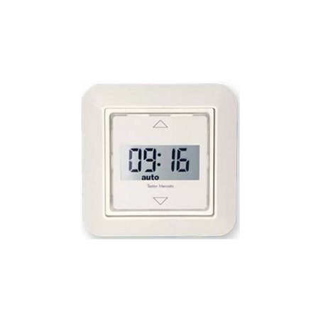 Kaiser Nienhaus Rollladensteuerung m. LCD Tagesprg.+Mem/Zufall Tastor Mercato rws