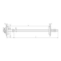 DEHN Erder-/Wanddurchführung 300-500mm M10 Niro EWDMVK810M10478430
