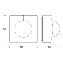 Steinel Bewegungsmelder IS 3180 COM1