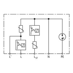 DEHN Überspannungs-Ableiter Typ 2 DEHNcord DCOR L 3P 275 SO LTG