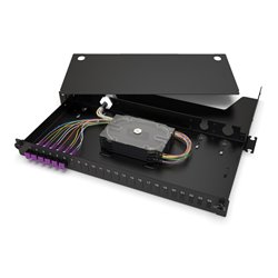 Corning LANSCAPE Spleißbox LAN1 6 xLCD OM3/4 PGTL sw LAN1-12AV-PGTL-B