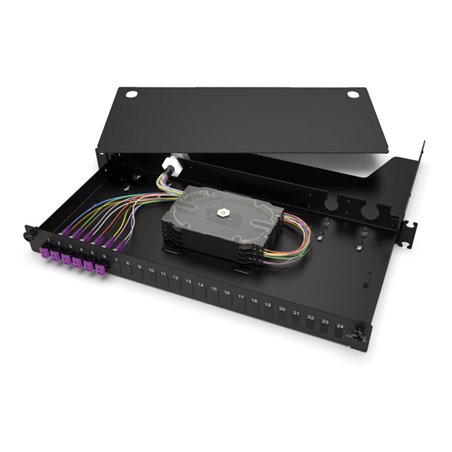 Corning LANSCAPE Spleißbox LAN1 6 xLCD OM3/4 PGTL sw LAN1-12AV-PGTL-B