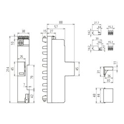 DEHN Kombi-Ableiter TN-C DSH ZP B2 SG TNC 255