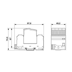 Phoenix Contact Überspannungsableiter Typ 2 VALSECT2-3S-350/40FM