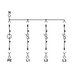 Phoenix Contact Überspannungsableiter Typ 2 VAL-SEC-T2-3S-350/40
