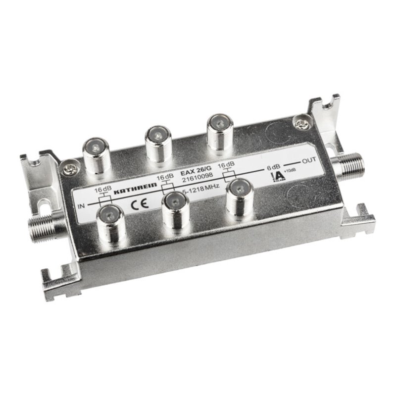 Kathrein F-Abzweiger 6f. 5-1218 MHz 16dB EAX 26/G